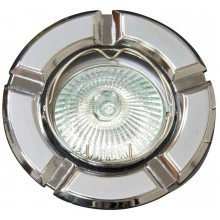 Светильник встраиваемый FERON 098T-MR16 потолочный MR16 G5.3 серый-хром 17639
