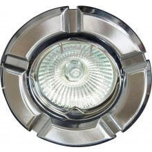 Светильник встраиваемый FERON 098T-MR16 потолочный MR16 G5.3 титан-хром 17641