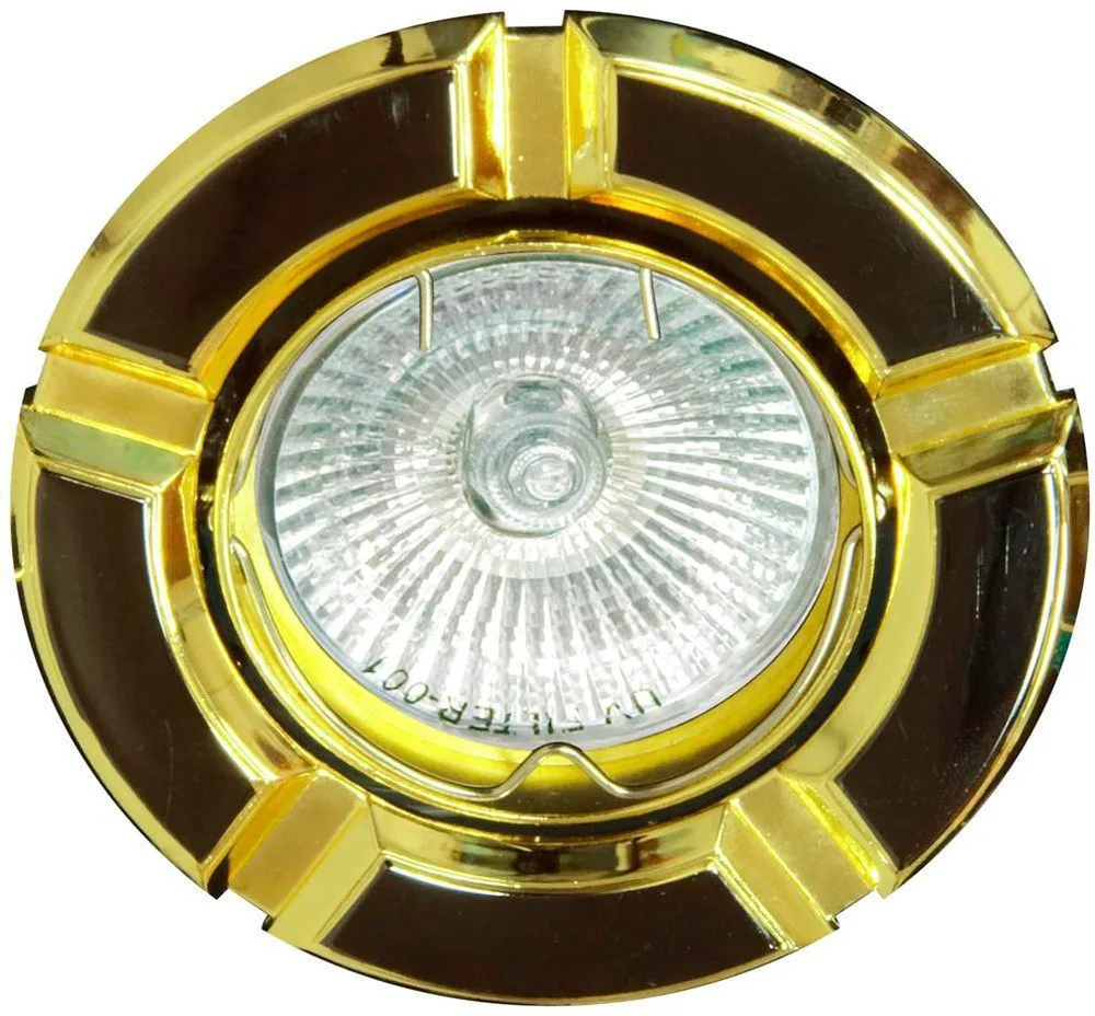 FERON Светильник встраиваемый 098T-MR16 потолочный MR16 G5.3 черный-золото 17642 FERON Светильник встраиваемый 098T-MR16 потолочный MR16 G5.3 черный-золото 17642