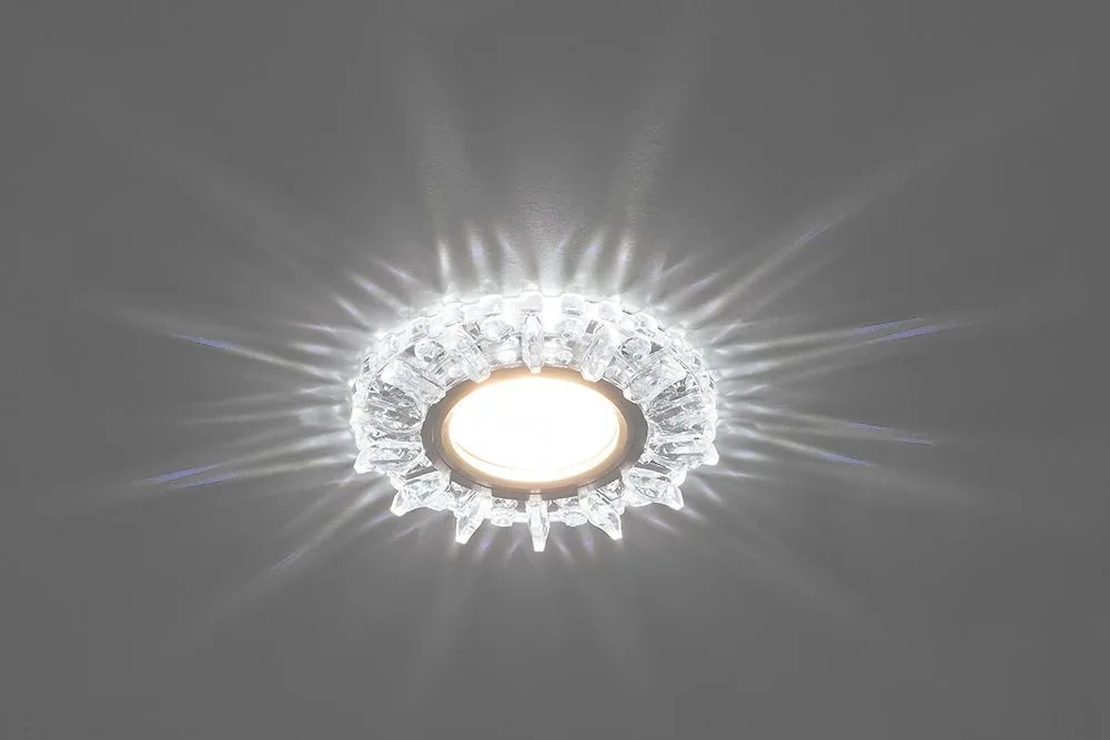 FERON Светильник встраиваемый с белой LED подсветкой CD910 потолочный MR16 G5.3 прозрачный FERON Светильник встраиваемый с белой LED подсветкой CD910 потолочный MR16 G5.3 прозрачный