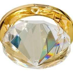 FERON Светильник потолочный, MR16 G5.3 с прозрачным стеклом, золото (c лампой), CD22 18413 FERON Светильник потолочный, MR16 G5.3 с прозрачным стеклом, золото (c лампой), CD22 18413