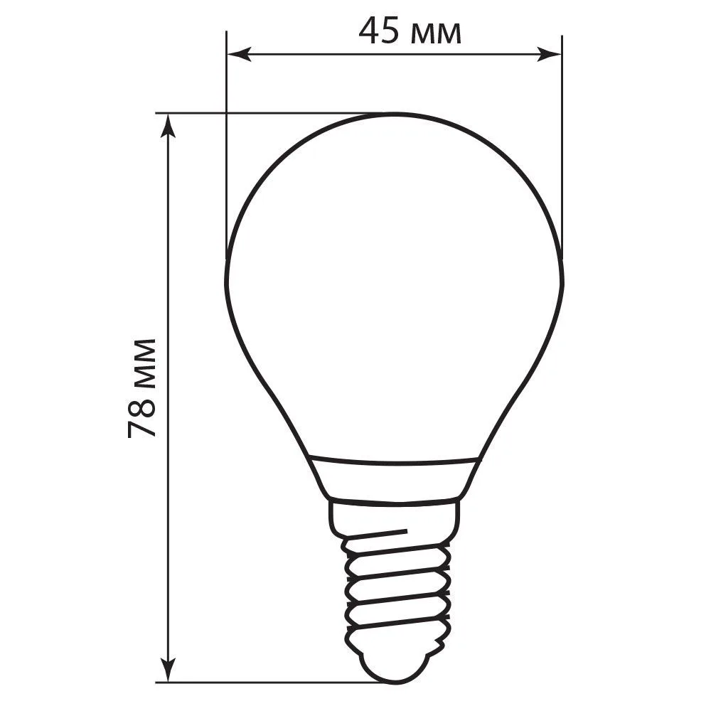 FERON Лампа светодиодная LB-61 Шарик E14 5W 230V 4000K 25579 FERON Лампа светодиодная LB-61 Шарик E14 5W 230V 4000K 25579