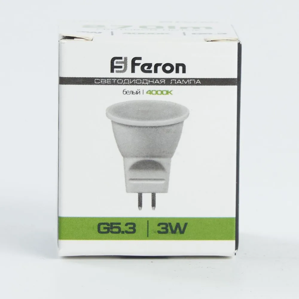 FERON Лампа светодиодная LB-271 MR11 G5.3 3W 230V 4000K 25552 FERON Лампа светодиодная LB-271 MR11 G5.3 3W 230V 4000K 25552