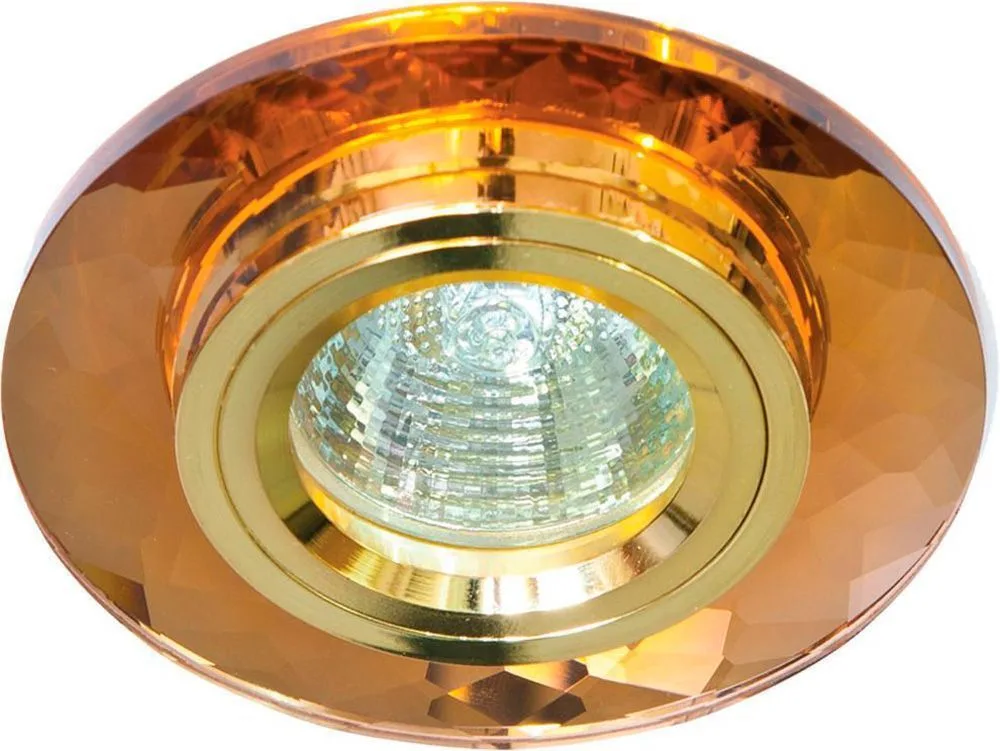 Светильник встраиваемый FERON 8050-2 потолочный MR16 G5.3 коричневый 18646