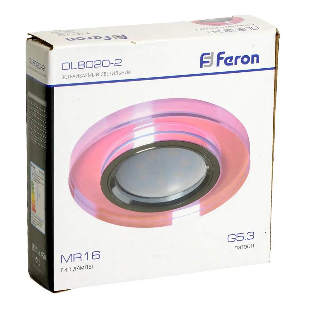 FERON Светильник встраиваемый DL8060-2 потолочный MR16 G5.3 мультиколор-перламутр 19711 FERON Светильник встраиваемый DL8060-2 потолочный MR16 G5.3 мультиколор-перламутр 19711