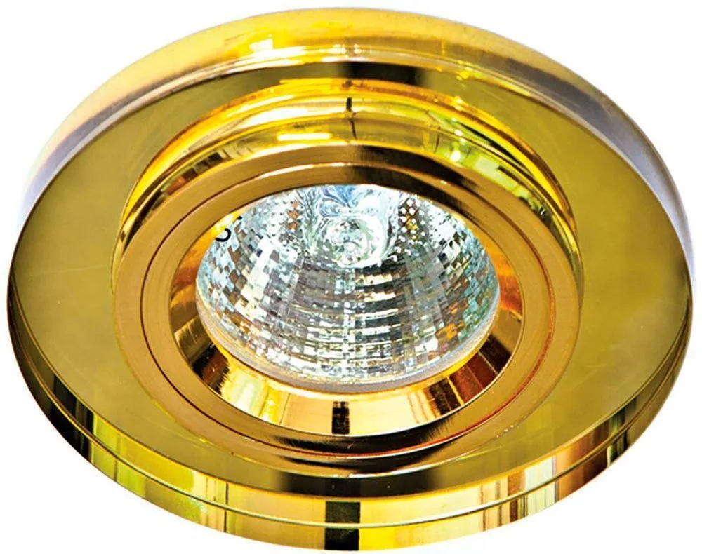 FERON Светильник встраиваемый 8060-2 потолочный MR16 G5.3 желтый 19714 FERON Светильник встраиваемый 8060-2 потолочный MR16 G5.3 желтый 19714