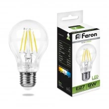 Лампа светодиодная FERON LB-63 Шар E27 9W 175-265V 4000K 25632