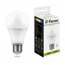 Лампа светодиодная FERON LB-94 Шар E27 15W 175-265V 4000K 25629