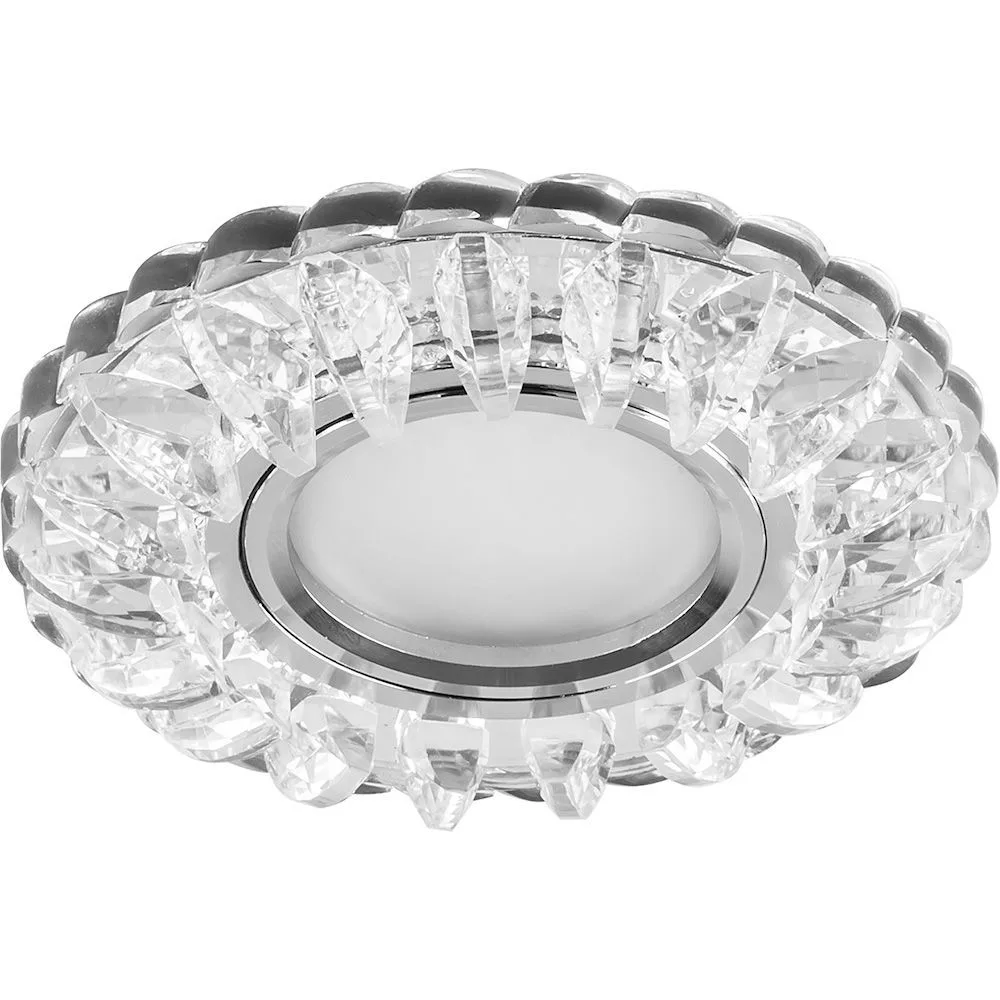 Светильник встраиваемый с белой LED подсветкой FERON CD932 потолочный MR16 G5.3 прозрачный