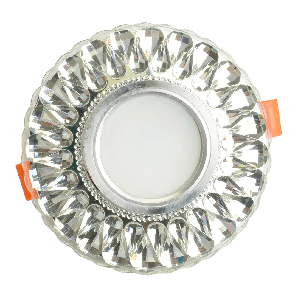 FERON Светильник встраиваемый с белой LED подсветкой CD938 потолочный MR16 G5.3 прозрачный FERON Светильник встраиваемый с белой LED подсветкой CD938 потолочный MR16 G5.3 прозрачный