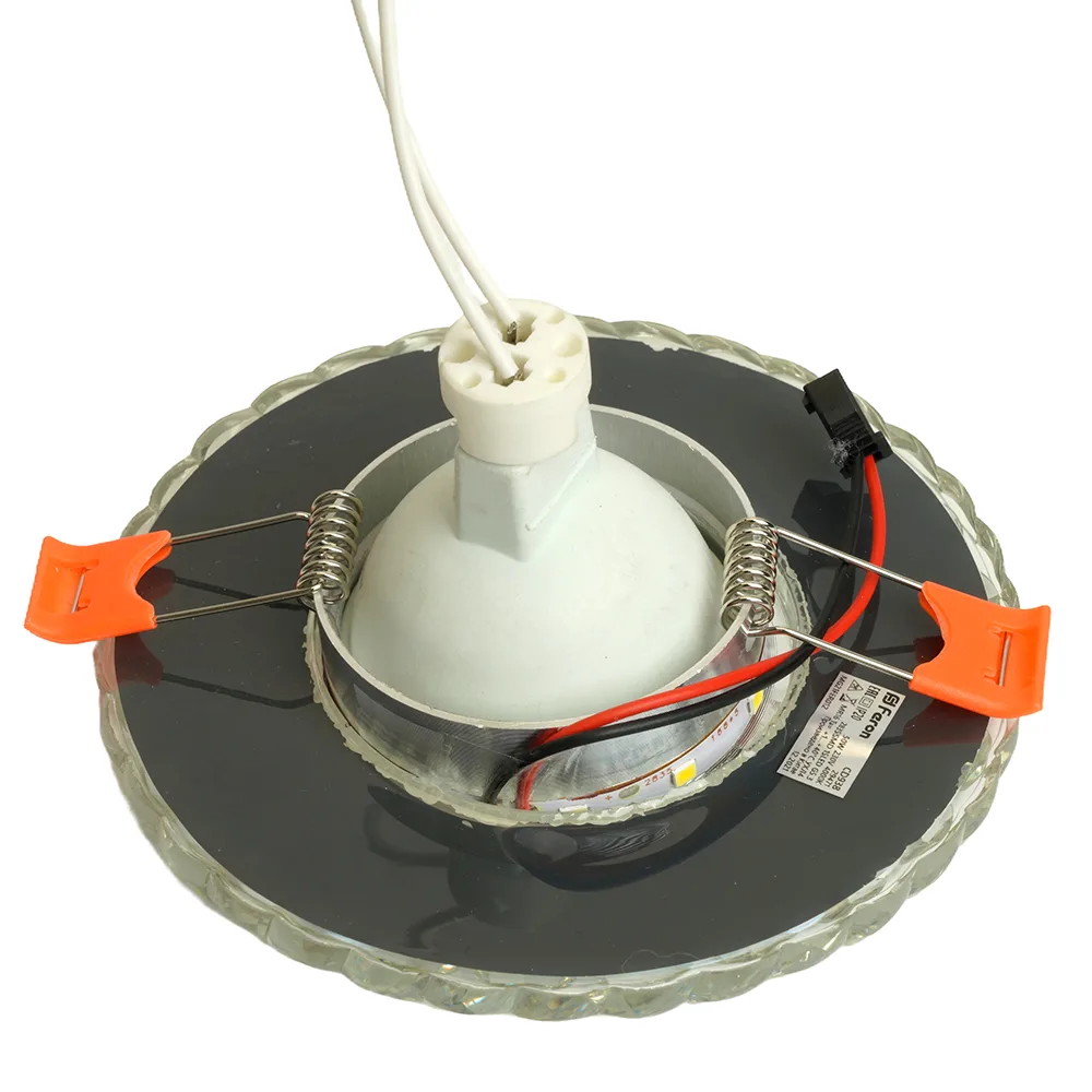 FERON Светильник встраиваемый с белой LED подсветкой CD938 потолочный MR16 G5.3 прозрачный FERON Светильник встраиваемый с белой LED подсветкой CD938 потолочный MR16 G5.3 прозрачный