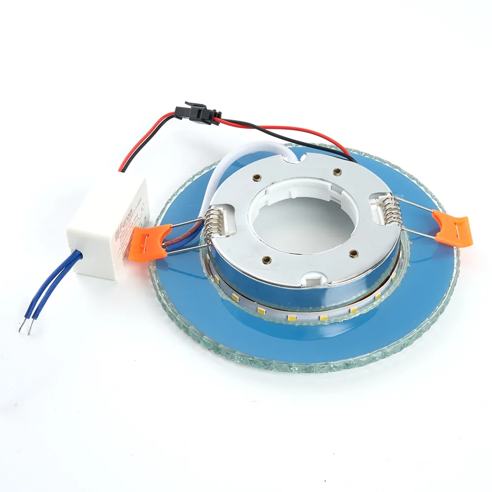 FERON Светильник встраиваемый с белой LED подсветкой CD4020 потолочный GX53 без лампы прозрачный 29473 FERON Светильник встраиваемый с белой LED подсветкой CD4020 потолочный GX53 без лампы прозрачный 29473