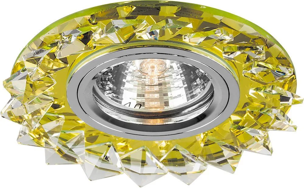 Светильник встраиваемый FERON CD2515 потолочный MR16 G5.3 прозрачно-желтый 18804