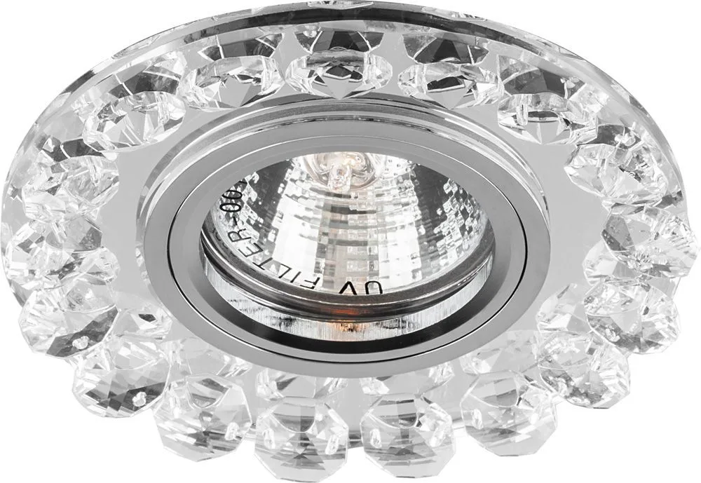Светильник встраиваемый FERON CD2520 потолочный MR16 G5.3 прозрачный 19178