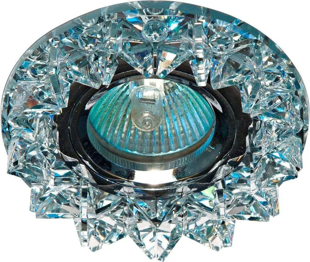 FERON Светильник встраиваемый CD2542 потолочный MR16 G5.3 прозрачный, хром 18929 FERON Светильник встраиваемый CD2542 потолочный MR16 G5.3 прозрачный, хром 18929