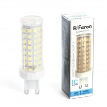 Лампа светодиодная FERON LB-437 G9 15W 175-265V 6400K 38214
