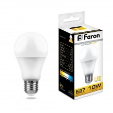 Лампа светодиодная FERON LB-92 Шар E27 10W 175-265V 2700K 25457