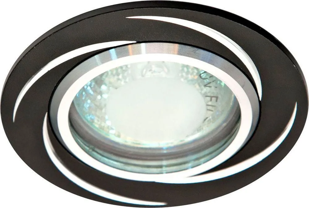 Светильник встраиваемый FERON GS-M362 потолочный MR16 G5.3 черный 18849