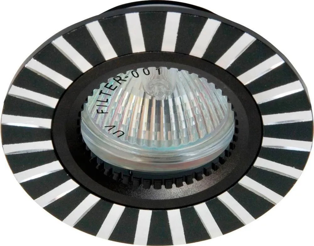 FERON Светильник встраиваемый GS-M364 потолочный MR16 G5.3 черный 17931 FERON Светильник встраиваемый GS-M364 потолочный MR16 G5.3 черный 17931