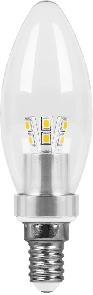 Лампа светодиодная FERON LB-70 Свеча E14 4,5W 2700K 25466