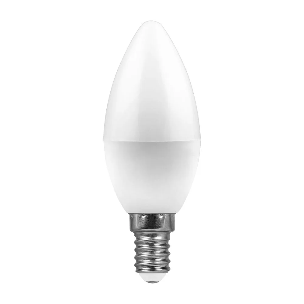 FERON Лампа светодиодная LB-97 Свеча E14 7W 175-265V 4000K 25476 FERON Лампа светодиодная LB-97 Свеча E14 7W 175-265V 4000K 25476