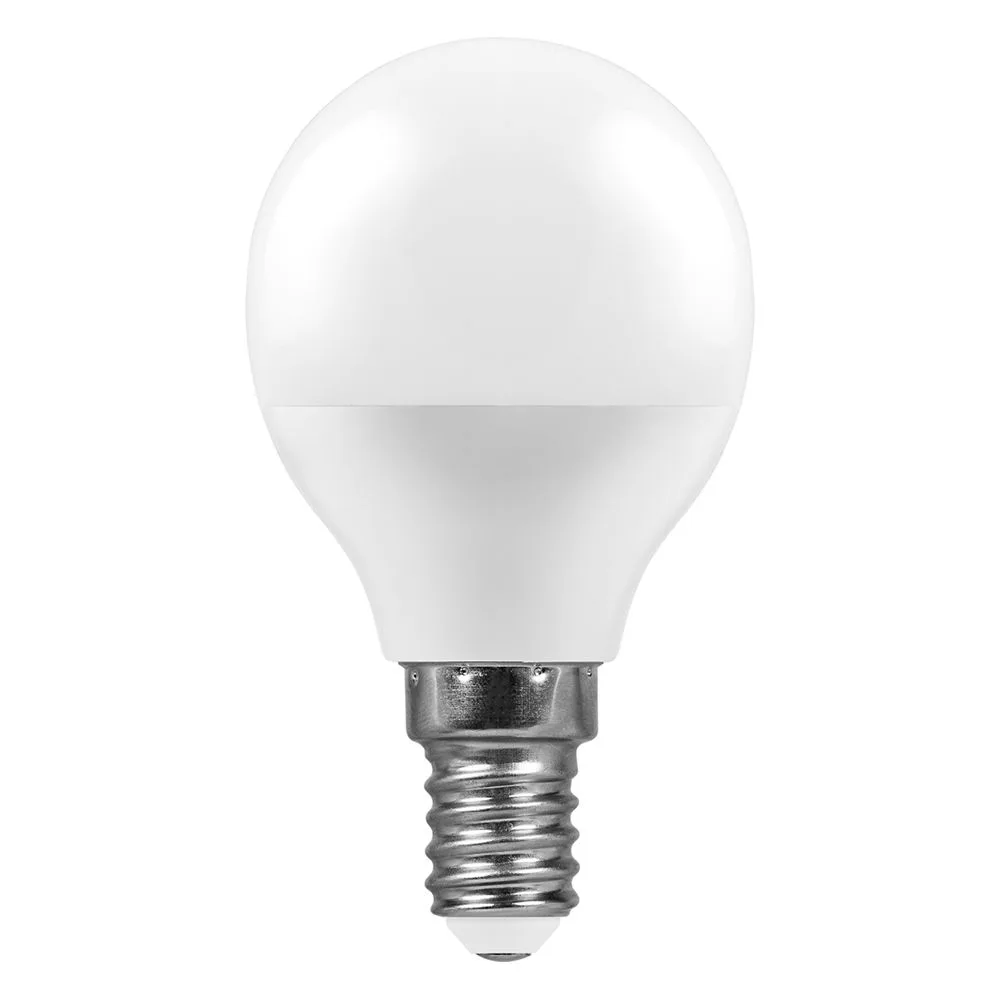 FERON Лампа светодиодная LB-95 Шарик E14 7W 175-265V 6400K 25480 FERON Лампа светодиодная LB-95 Шарик E14 7W 175-265V 6400K 25480