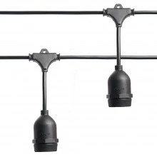 Гирлянда FERON CL50-13-1 Евро белт-лайт на подвесах 230V черный IP65 13м 41826