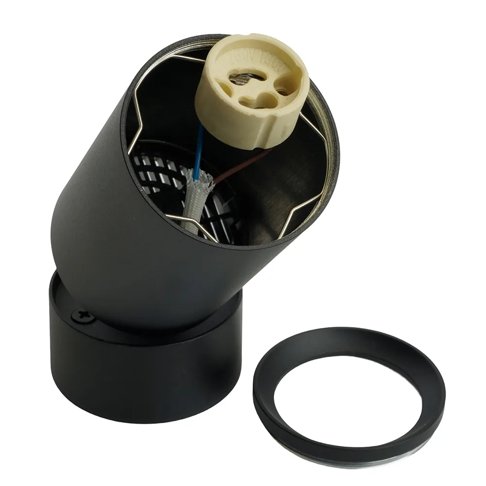 FERON Светильник потолочный ML180 MR16 35W 230V, черный 41877 FERON Светильник потолочный ML180 MR16 35W 230V, черный 41877