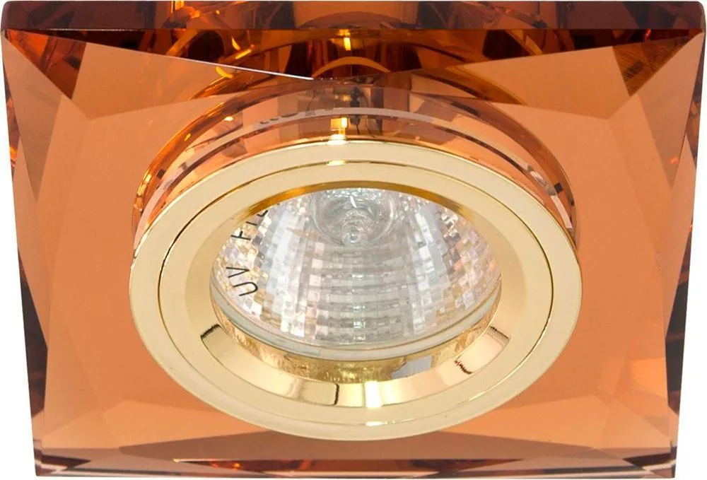 Светильник встраиваемый FERON 8150-2 потолочный MR16 G5.3 коричневый 18640