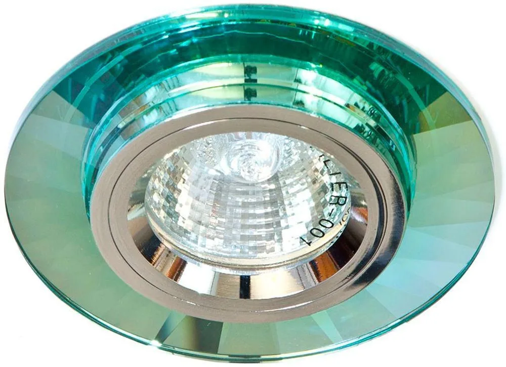 Светильник встраиваемый FERON 8160-2 потолочный MR16 G5.3 зеленый 19737