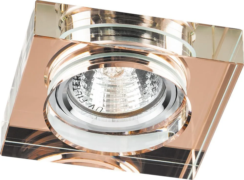 FERON Светильник встраиваемый 8180-2 потолочный MR16 G5.3 коричневый 18854 FERON Светильник встраиваемый 8180-2 потолочный MR16 G5.3 коричневый 18854