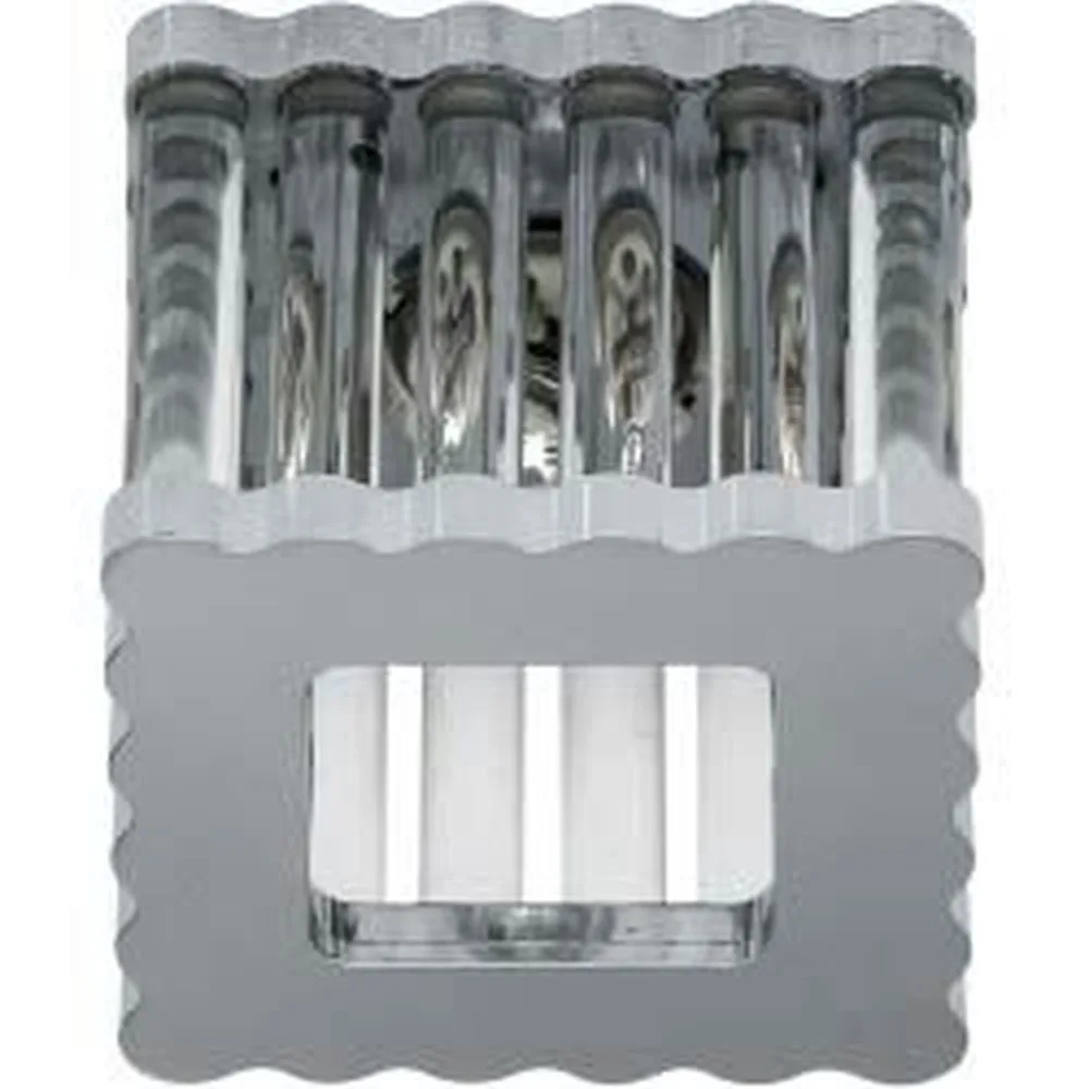 FERON Светильник потолочный, JCD9 50W хром с прозрачным стеклом ,алюминий, DL8195 18816 FERON Светильник потолочный, JCD9 50W хром с прозрачным стеклом ,алюминий, DL8195 18816