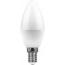 Лампа светодиодная FERON LB-72 Свеча E14 5W 4000K 25401
