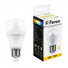Лампа светодиодная FERON LB-38 Шарик E27 5W 175-265V 2700K 25404
