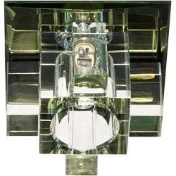 Светильник встраиваемый FERON 1525 потолочный JCD9 G9 желтый 19785