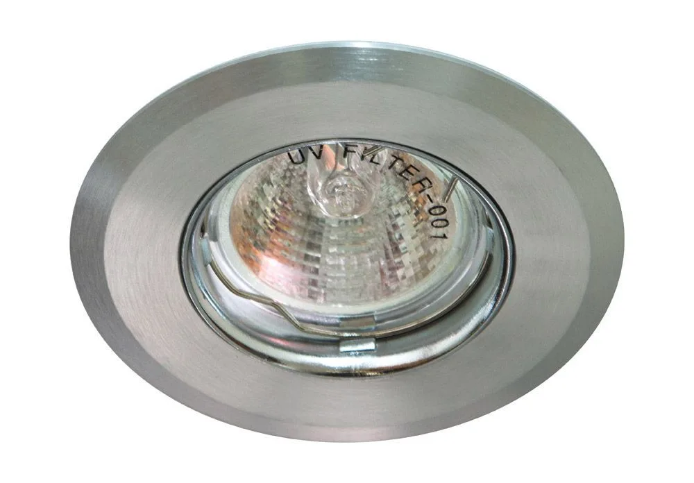 FERON Светильник потолочный MR16 MAX50W 12V G5.3, матовый хром, хром,DL107-C 28383 FERON Светильник потолочный MR16 MAX50W 12V G5.3, матовый хром, хром,DL107-C 28383