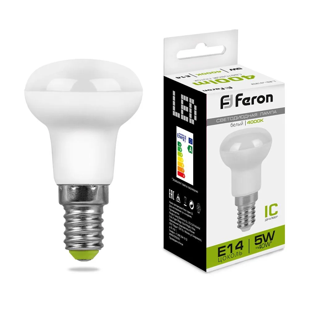 Лампа светодиодная FERON LB-439 E14 5W 175-265V 4000K 25517