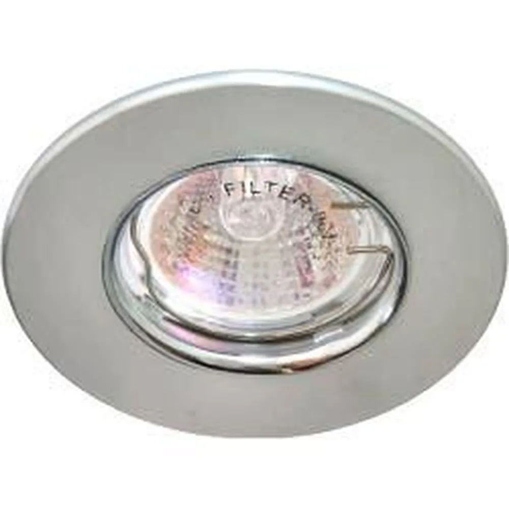 FERON Светильник потолочный MR16 MAX50W 12V G5.3, матовый хром, хром,DL108-С 28385 FERON Светильник потолочный MR16 MAX50W 12V G5.3, матовый хром, хром,DL108-С 28385