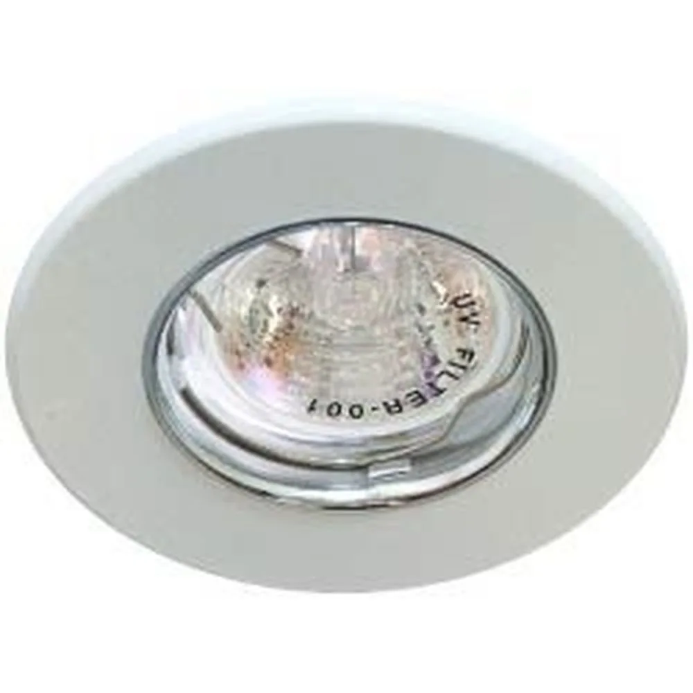 Светильник потолочный MR16 MAX50W 12V G5.3, белый, алюминий,DL108-С 28387