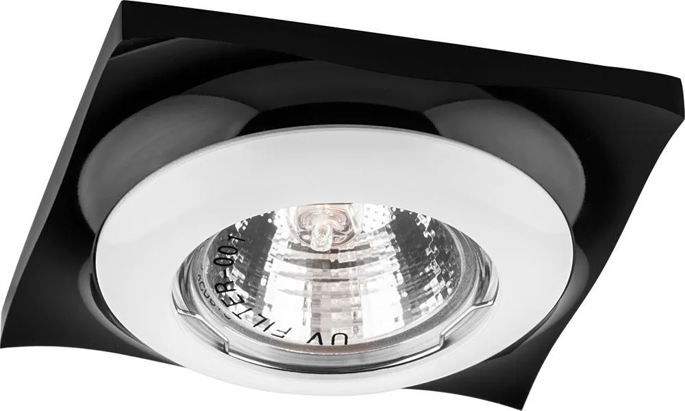Светильник встраиваемый FERON DL103R потолочный MR16 G5.3 черно-белый 28487
