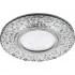 Светильник встраиваемый с LED подсветкой FERON CD945 потолочный MR16 G5.3 прозрачный, хром Светильник встраиваемый с LED подсветкой FERON CD945 потолочный MR16 G5.3 прозрачный, хром
