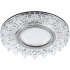 Светильник встраиваемый с LED подсветкой FERON CD944 потолочный MR16 G5.3 прозрачный, хром Светильник встраиваемый с LED подсветкой FERON CD944 потолочный MR16 G5.3 прозрачный, хром