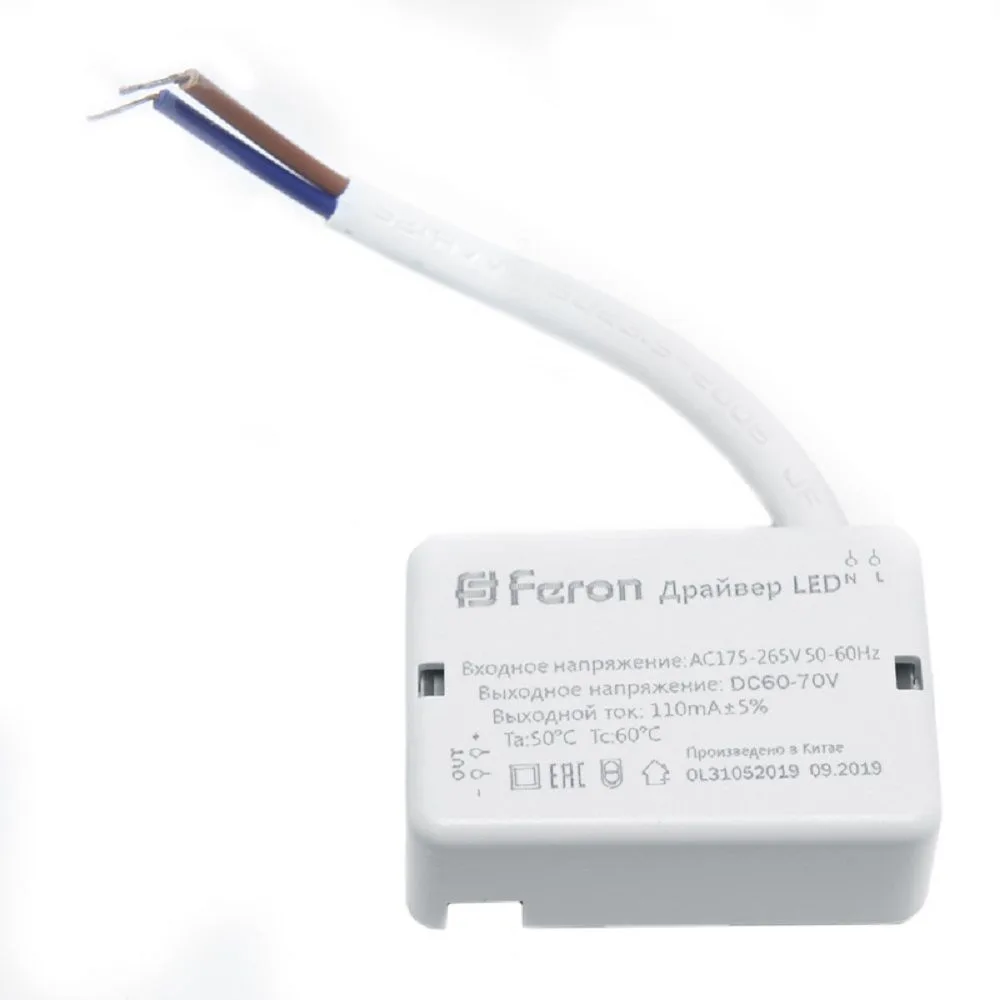 FERON Драйвер для светодиодного светильника 20W, LB0164 FERON Драйвер для светодиодного светильника 20W, LB0164