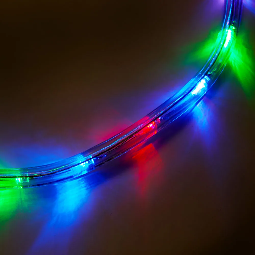 FERON Дюралайт светодиодный LED-R2W 2-х жильный, RGB 1,44Вт/м 24LED/м 50м 230V артикул 41031 FERON Дюралайт светодиодный LED-R2W 2-х жильный, RGB 1,44Вт/м 24LED/м 50м 230V артикул 41031