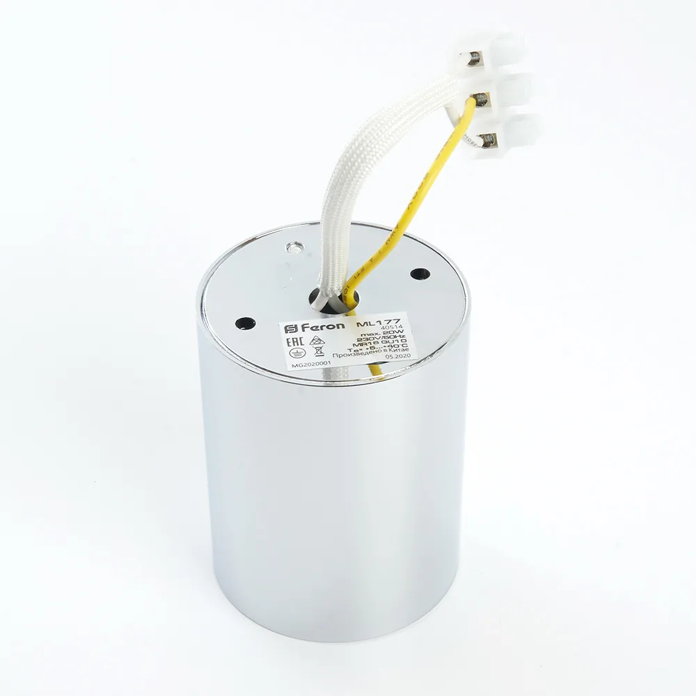 FERON Светильник потолочный ML177 MR16 GU10 20W 230V, хром 40514 FERON Светильник потолочный ML177 MR16 GU10 20W 230V, хром 40514