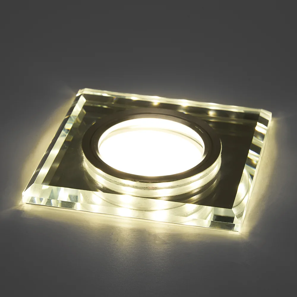 FERON Светильник встраиваемый с белой LED подсветкой CD8150 потолочный MR16 G5.3 белый FERON Светильник встраиваемый с белой LED подсветкой CD8150 потолочный MR16 G5.3 белый