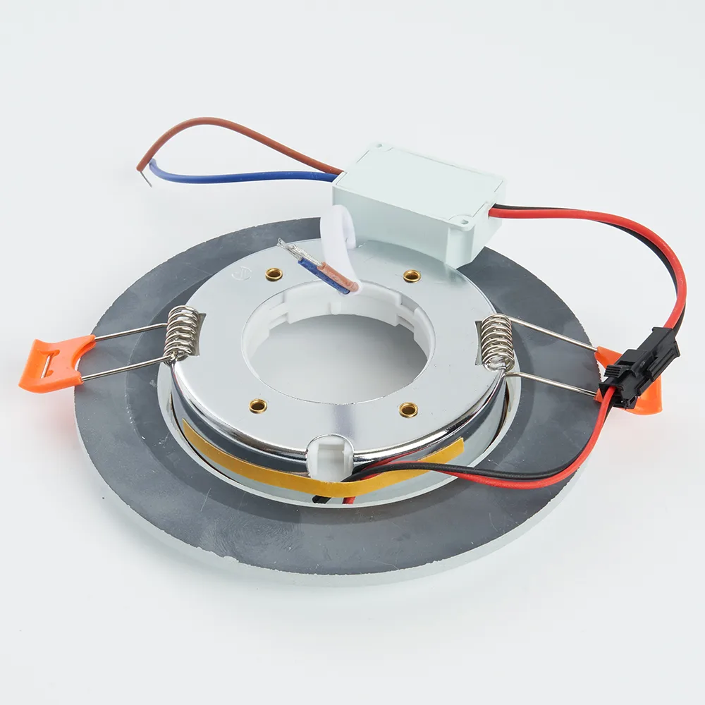 FERON Светильник встраиваемый с белой LED подсветкой CD5023 потолочный GX53 без лампы, матовый 40522 FERON Светильник встраиваемый с белой LED подсветкой CD5023 потолочный GX53 без лампы, матовый 40522