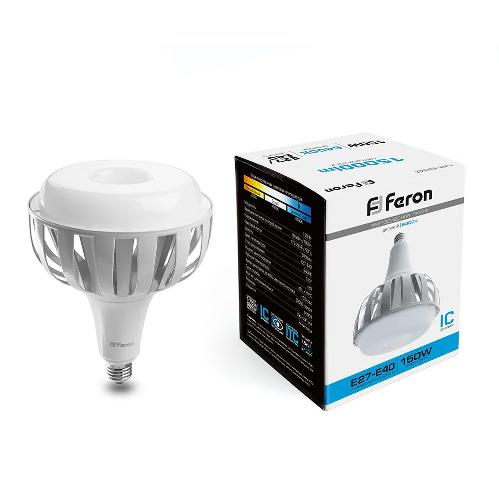 Лампа светодиодная FERON LB-652 E27-E40 150W 175-265V 6400K 38098