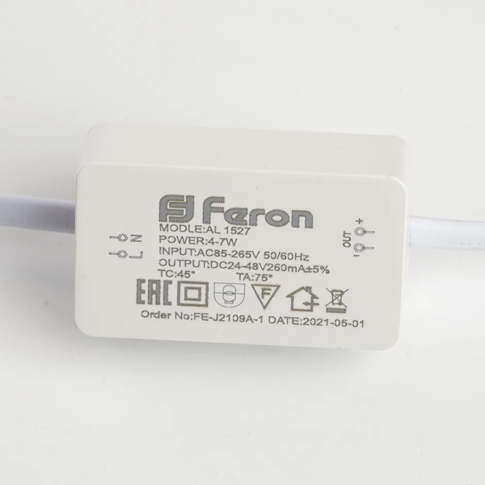 FERON Светодиодный светильник AL1527 встраиваемый 5W 4500K белый FERON Светодиодный светильник AL1527 встраиваемый 5W 4500K белый