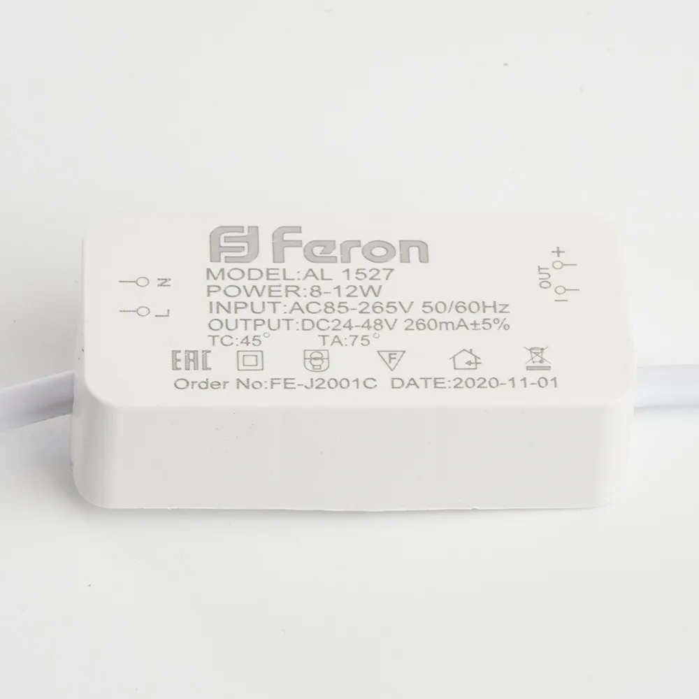 FERON Светодиодный светильник AL1527 встраиваемый 12W 4500K белый FERON Светодиодный светильник AL1527 встраиваемый 12W 4500K белый